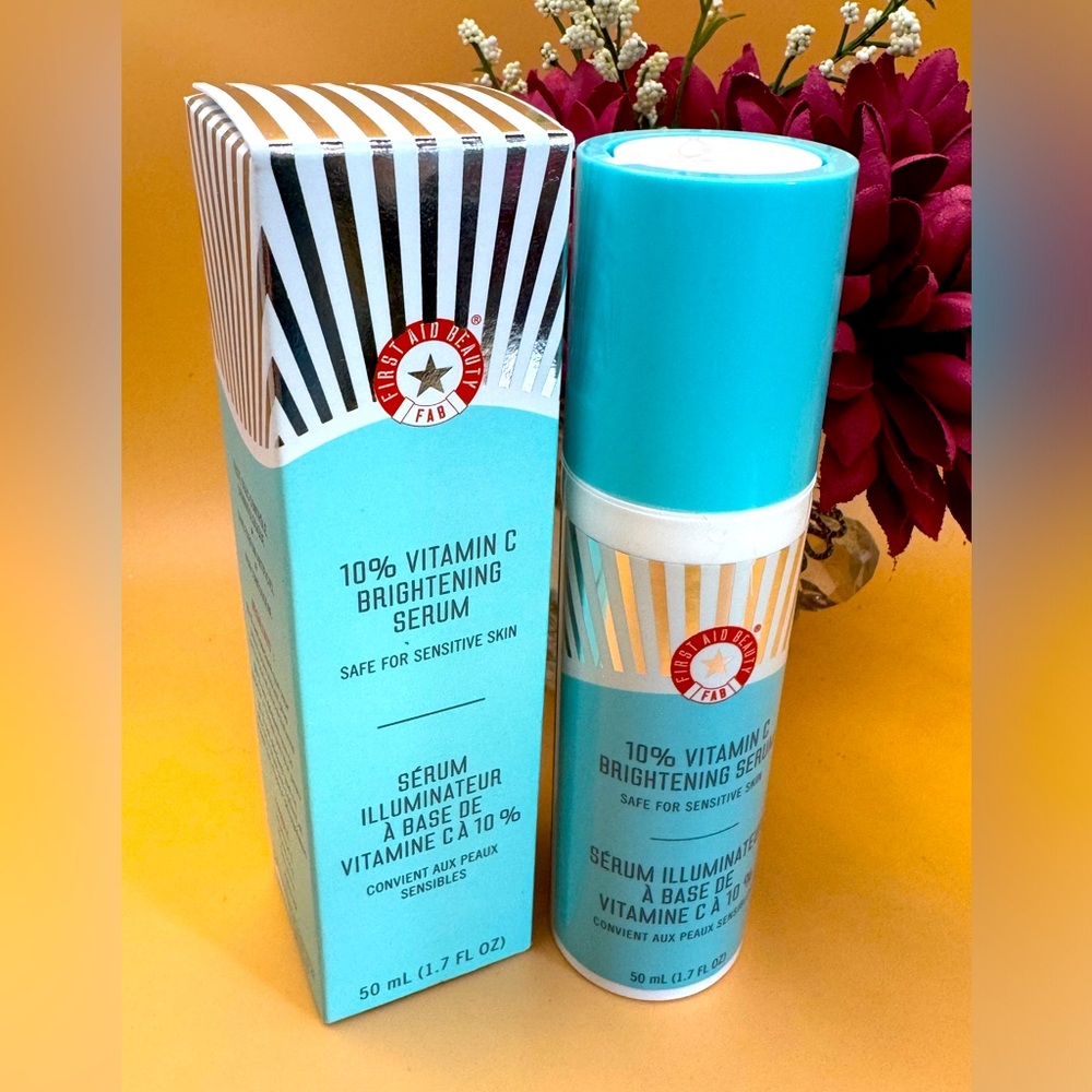 NEW First aid beauty 10% vitamin c brightening serum 1.7oz NIB NEW IN BOX